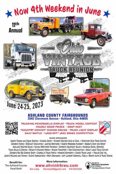 Ohio Vintage Truck Reunion poster